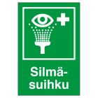 SUOMEN TURVAKAUPPA - Merkintäkilpi - Kilpi, silmäsuihku 200x300MU