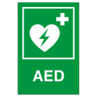 SUOMEN TURVAKAUPPA - Merkintäkilpi - Kilpi, AED defibr. 200x300MU