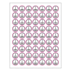 SUOMEN TURVAKAUPPA - Merkintätarra - Ympyra¨ maadoitus 13mm (63kpl)