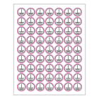 SUOMEN TURVAKAUPPA - Merkintätarra - Ympyra¨ maadoitus 13mm (63kpl)