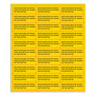 SUOMEN TURVAKAUPPA - Merkintätarra - Switchgear must be... 70x25 (30)