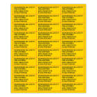 SUOMEN TURVAKAUPPA - Merkintätarra - Keskukseen on liitetty 70x25