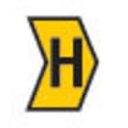 HELLERMANNTYTON - Johdinmerkki 1000 kpl/rll KEL - HGDC2-5 H johdin Ø 2.0-5.0mm