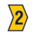 HELLERMANNTYTON - Johdinmerkki 1000 kpl/rll KEL - HGDC2-5 2 johdin Ø 2.0-5.0mm