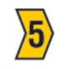 HELLERMANNTYTON - Johdinmerkki 1000 kpl/rll KEL - HGDC2-5 5 johdin Ø 2.0-5.0mm