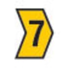 HELLERMANNTYTON - Johdinmerkki 1000 kpl/rll KEL - HGDC2-5 7 johdin Ø 2.0-5.0mm