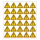 SUOMEN TURVAKAUPPA - Merkintätarra - Sa¨hko¨symboli 25mm (30kpl)