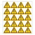 SUOMEN TURVAKAUPPA - Merkintätarra - Sa¨hko¨symboli 50mm (20kpl)