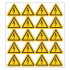 SUOMEN TURVAKAUPPA - Merkintätarra - Sa¨hko¨symboli 50mm (20kpl)