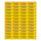 SUOMEN TURVAKAUPPA - Merkintätarra - Koesta vikavirtasuojakyt 50x20