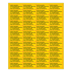 SUOMEN TURVAKAUPPA - Merkintätarra - Koesta vikavirtasuojakyt 50x20