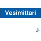 SUOMEN TURVAKAUPPA - Merkintätarra - Vesimittari, 200x50mm TA