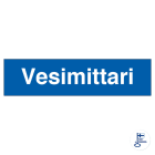 SUOMEN TURVAKAUPPA - Merkintätarra - Vesimittari, 200x50mm TA