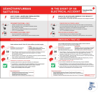 SUOMEN TURVAKAUPPA - Merkintäkilpi - Ohje sähkötapaturman satt.