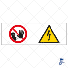 SUOMEN TURVAKAUPPA - Merkintätarra - Pääsy kielletty. Hengenvaara