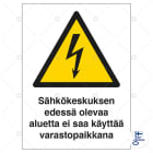 SUOMEN TURVAKAUPPA - Merkintäkilpi - Sähkökeskuksen edessä olevaa