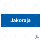 SUOMEN TURVAKAUPPA - Merkintäkilpi - Jakoraja, 100x40mm MU