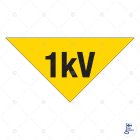 SUOMEN TURVAKAUPPA - Merkintäkilpi - 1kv, kolmio