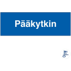 SUOMEN TURVAKAUPPA - Merkintäkilpi - Pääkytkin 300x100ALU