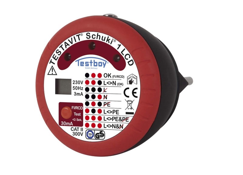 TESTBOY - Schukorasioden koestin - Testboy Testavit Schuki 1LCD