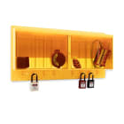 ZIRCON - Seinäteline - Lukko-/ varusteasema 8 lukolle