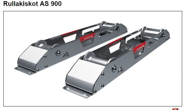 RUNPOTEC - Kelanpyöritysalusta 2 osainen - Runpotec AS900