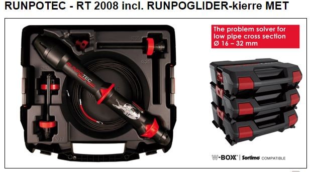 RUNPOTEC - Kaapelinvetolaite - Runpotec RT 2008 + RUNPOGLIDER