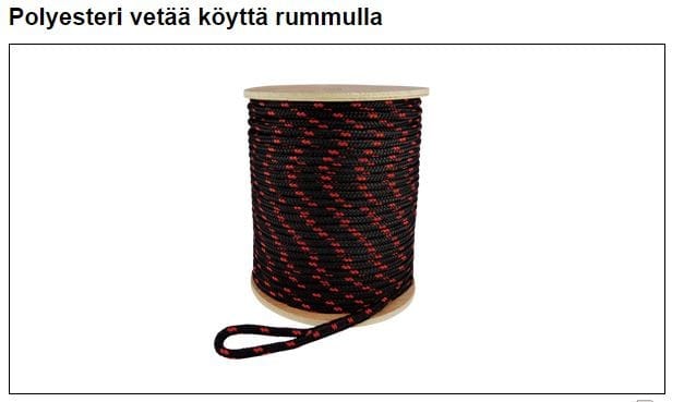 RUNPOTEC - Vetoköysikela - Runpotec 8 mm, 120 m