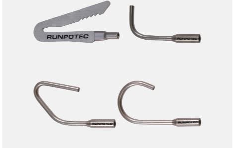 RUNPOTEC - Asennustyökalu - Koukkusetti, 4 os.