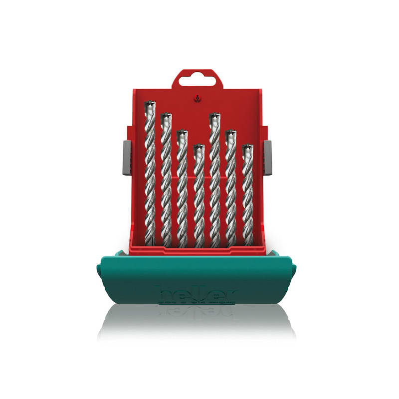 HELLER - Poranteräsarja betoni/kivi - HELLER Trijet Sds+ 7 -osaa