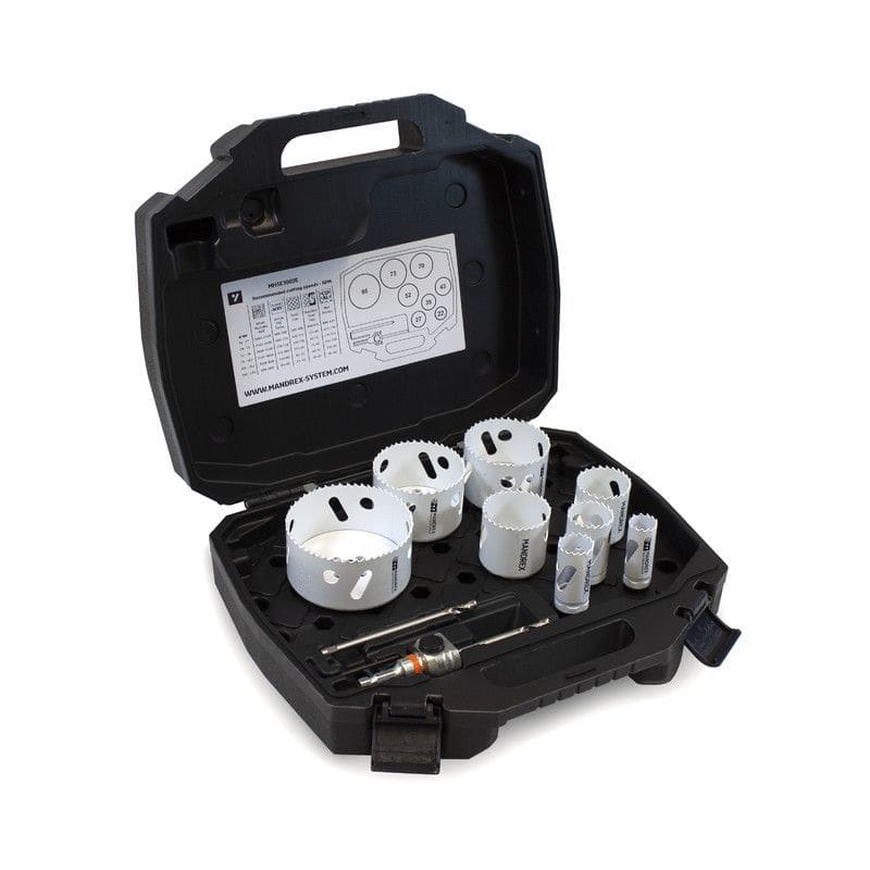 MANDREX - Reikäsahasarja SpeedXcut - Reikäsahasarja HSS-Co8 22-95mm