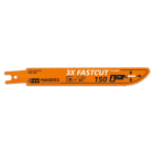 MANDREX - Sahanterä puukkosaha - 3X Fastcut 150mm Co8 2kpl/pkt