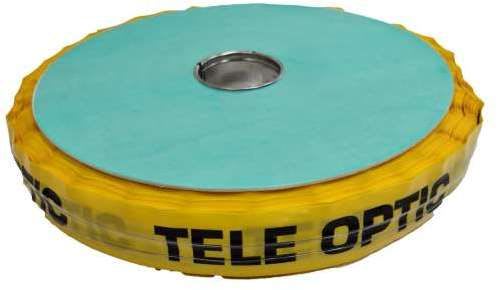 CENTRIFORCE - 2 teräslankaa. TELE OPTIC - Varoitusnauha lang. 50mm. 500m