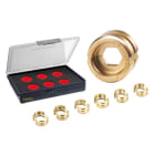 CIMCO - Puristuspakka - DIN-kaapelikengälle, 6kpl