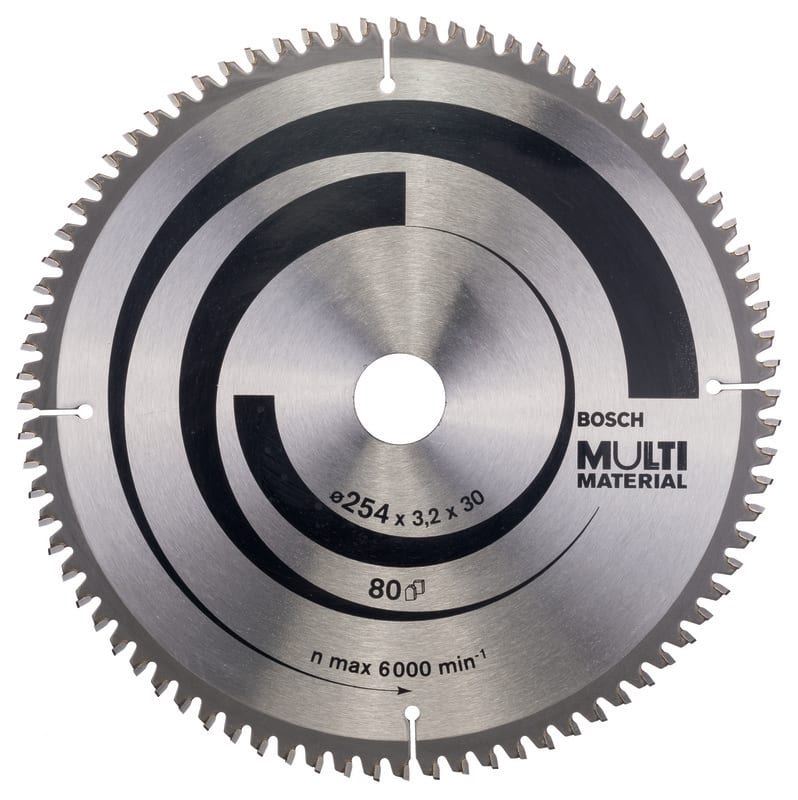 BOSCH - Pyörösahanterä, Bosch - 254x30 Z 80 PYÖRÖSAHANTERÄ Al