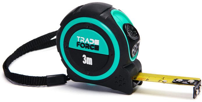 TRADEFORCE - Rullamitta - 3m/16mm, lukitus