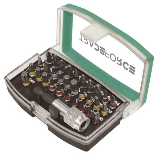 TRADEFORCE - Ruuvauskärki - 32 mm 32-osaa värimerkinnät