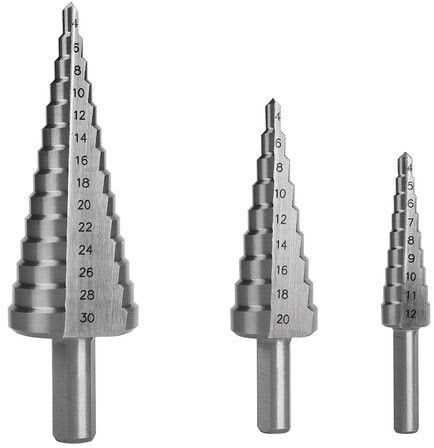 TRADEFORCE - Poranterä erikois - Porrasporanteräsarja 3 kpl