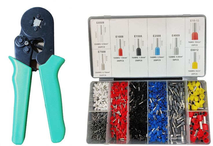 TRADEFORCE - Lajitelmalaatikko - Puristuspihti+liitinsetti