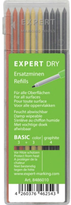 TRADEFORCE - Merkintätarvike - Dry varalyijy 10kpl väri