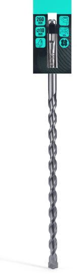 TRADEFORCE - Poranterä betoni/kivi - Poravasaranterä 10x260MM SDS+