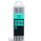 TRADEFORCE - Poranterä betoni/kivi - Teräsarja SDS+,6x110mm,12kpl