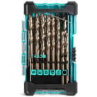 TRADEFORCE - Poranterä metalli - Teräsarja HSS Co5, 25-osainen.