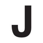 SWM - Merkintätarra - Irtokirjain J tarra 50mm