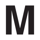 SWM - Merkintätarra - Irtokirjain M tarra 50mm