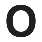 SWM - Merkintätarra - Irtokirjain O tarra 50mm