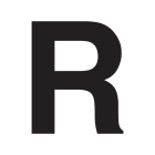 SWM - Merkintätarra - Irtokirjain R tarra 50mm