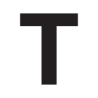 SWM - Merkintätarra - Irtokirjain T tarra 50mm