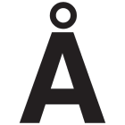 SWM - Merkintätarra - Irtokirjain Å tarra 50mm