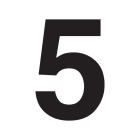 SWM - Merkintätarra - Irtonumero 5 tarra 50mm